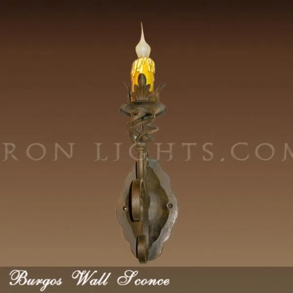 Burgos hacienda indoor wall sconce