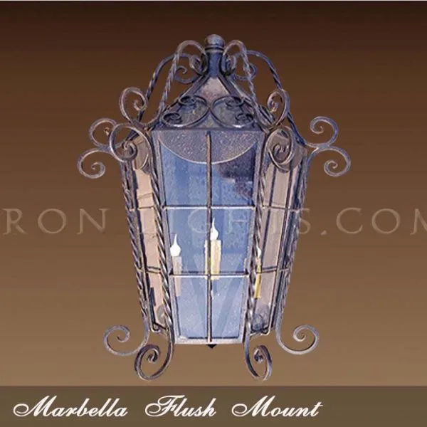 Spanish revival pocket light