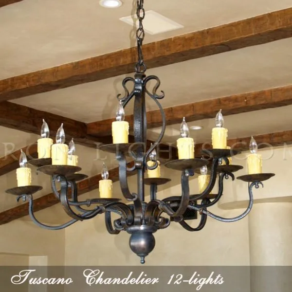 Wrought Iron Chandeliers
