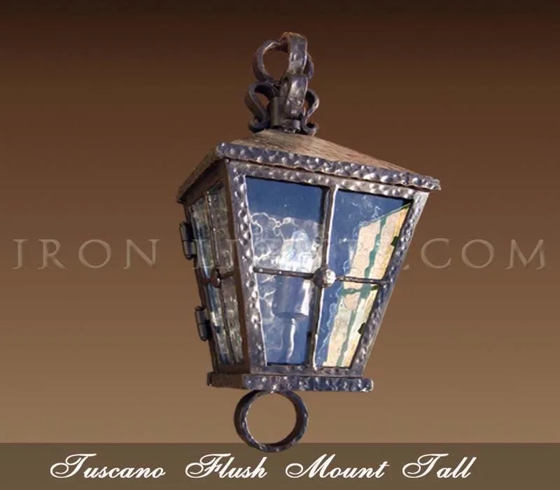 flush_mount_lighti_fixture_tuscano_tall Outdoor pocket light fixtures