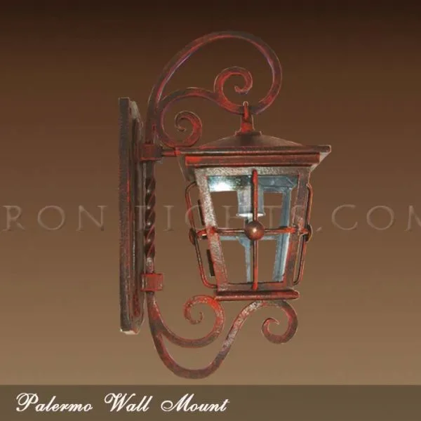 Mediterranean outdoor sconce