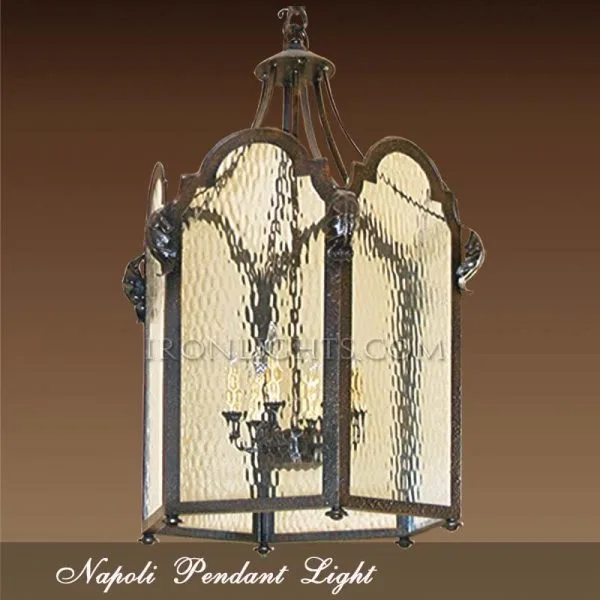 Rustic kitchen lighting