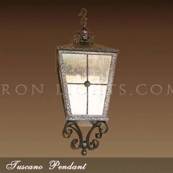 Outdoor pendant lights