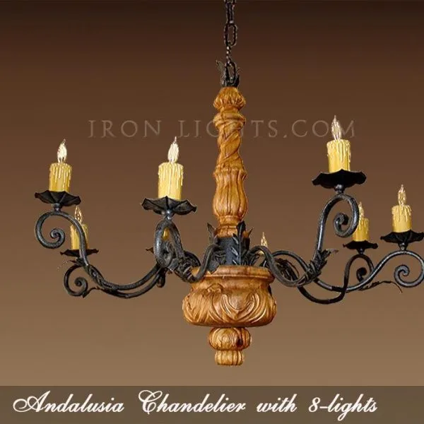Andalusia Wooden Chandelier