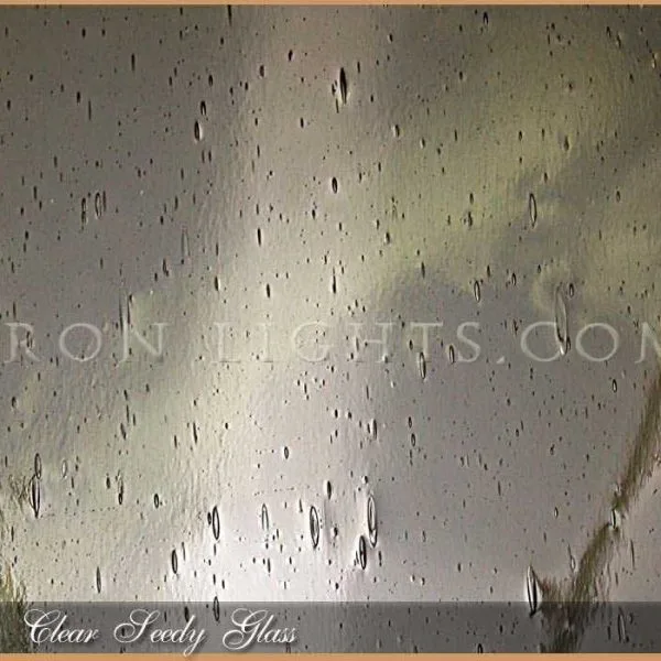 Indoor lighting seedy glass