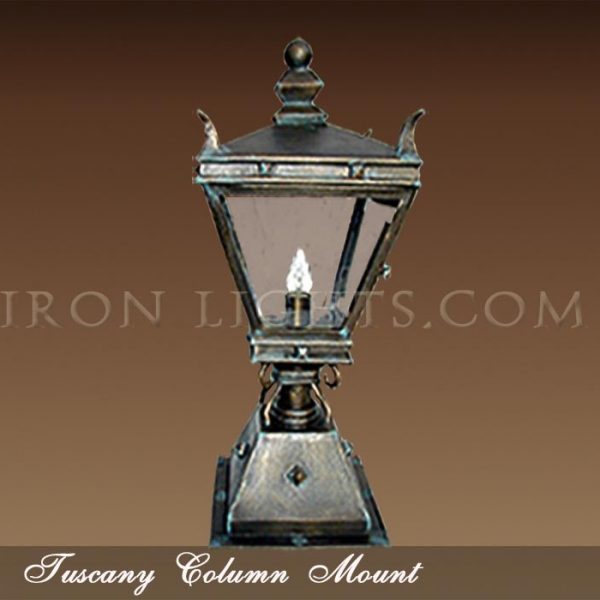 Tuscany post mount light
