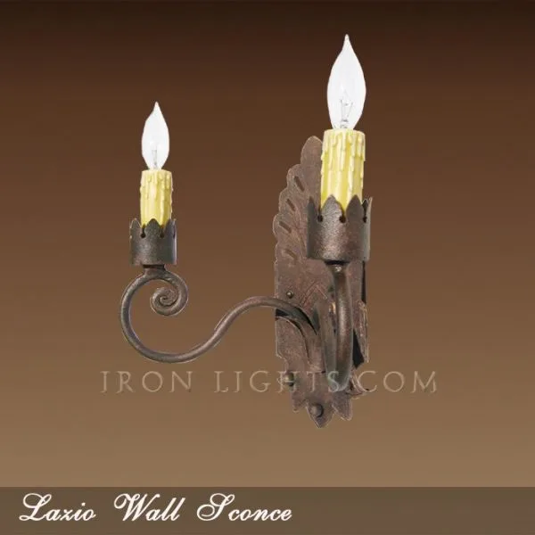 Iron wall sconce Lazio