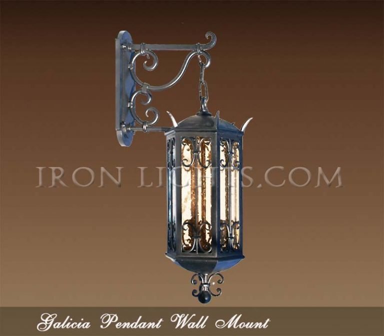 Spanish Outdoor Lighting Wrought Iron Lighing Fixtures