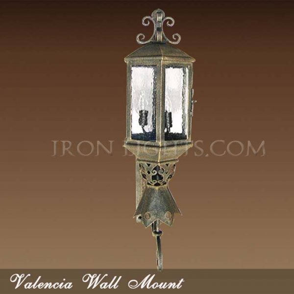 Spanish revival wall sconce