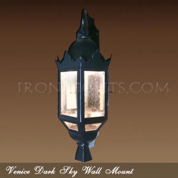 Dark sky Hacienda style lighting