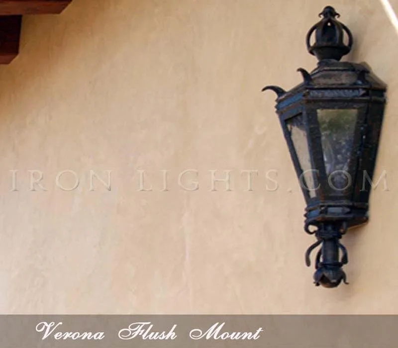flush_mount_light_fixtures_verona Mediterranean pocket lights