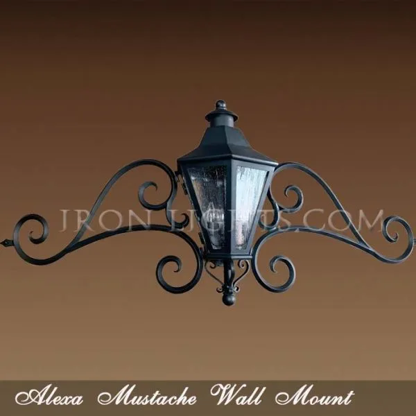 Alexa Mustache light fixture