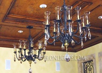 rustic chandeliers