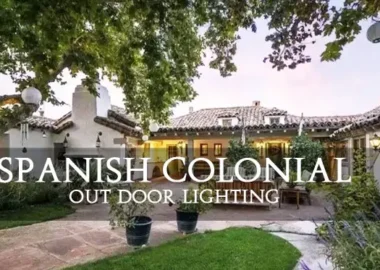 Spanish colonial outdoor lighting