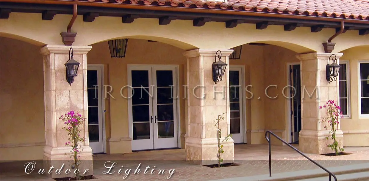 outdoor_lighting Wrought Iron Light Fixtures