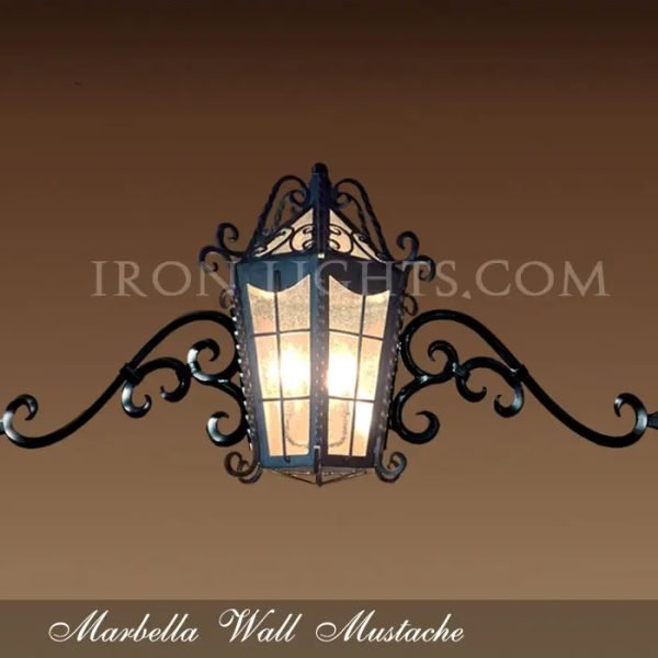 Spanish style Marbella mustache wall light