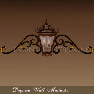 Outdoor Spanish Hacienda Mustache Light