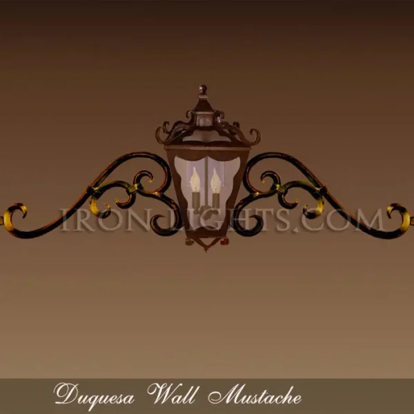 Outdoor Spanish Hacienda Mustache Light