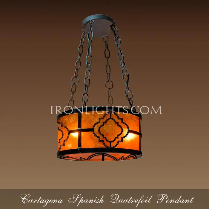 cartagena_quatrefoil_pendant Spanish revival classic Cartagena pendant