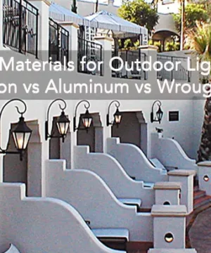 Outdoor Lighting material comparison